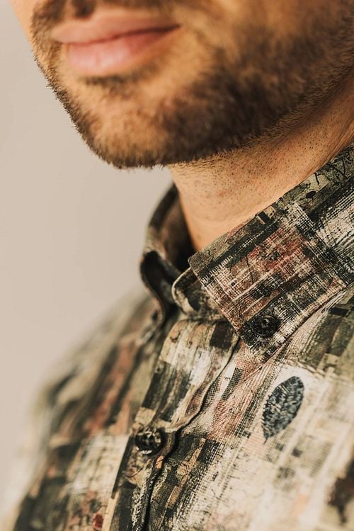 State Of Art Overhemd Print Multicolour Model / Detail