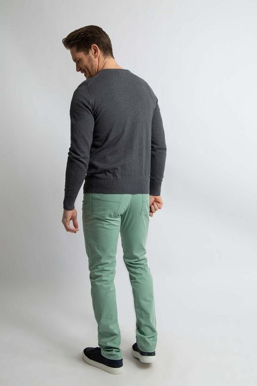 Steppin' Out Broek 5-pocket Johnson Sage Model / Achterkant