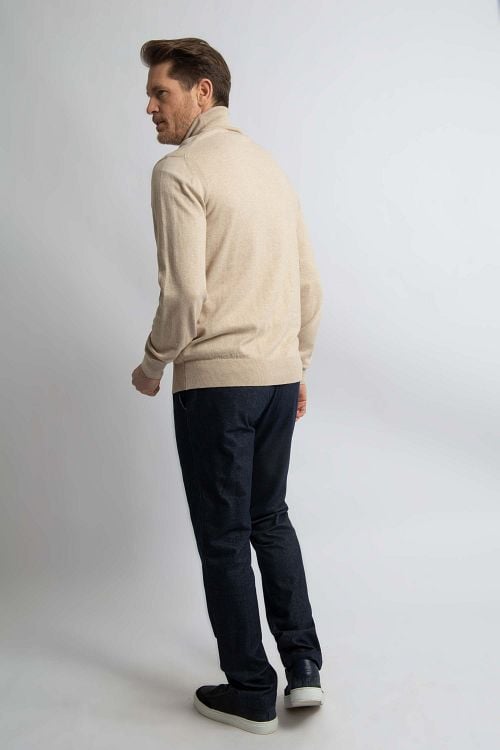 Steppin' Out Coltrui Cotton Cashmere Ecru Model / Achterkant