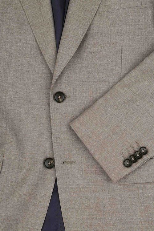 Suitable Toulon Suit Wool Greige Product / Detail
