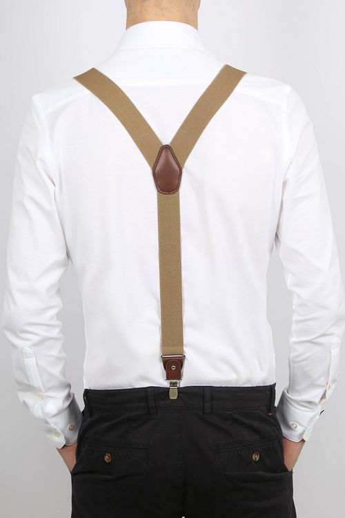 Suitable Bretelles Luxe Beige Model / Achterkant