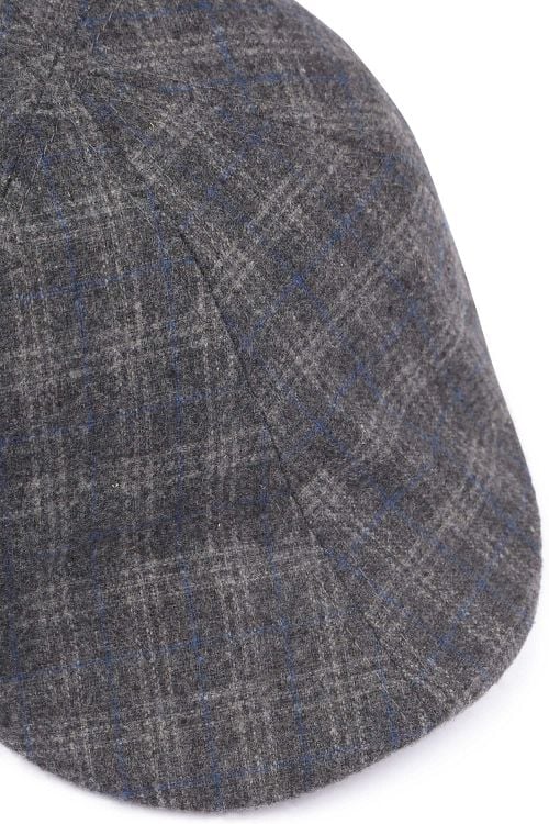 Suitable Peaky Cap Woven Pane Grey Product / Detail