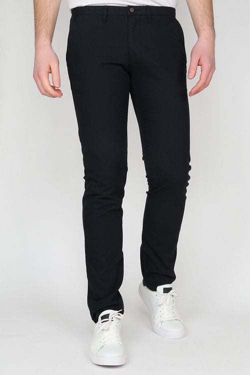 Suitable Chino Dessin Donkerblauw Model / Voorkant