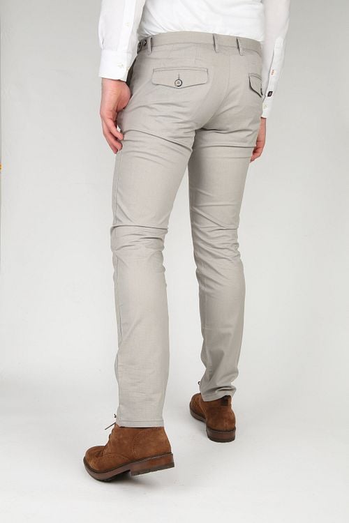 Suitable Chino Locke Grijs Model / Achterkant