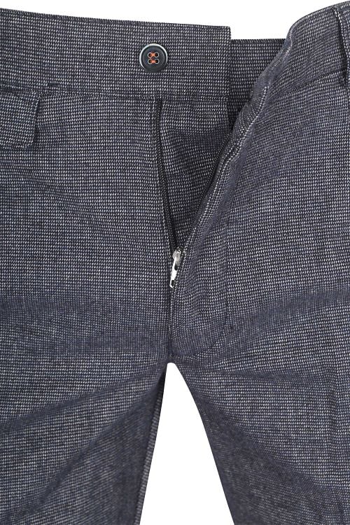 Suitable Chino Pico Pleat Navy Product / Detail