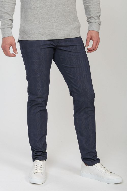 Suitable Chino Sartre Blanc Marine Model / Voorkant