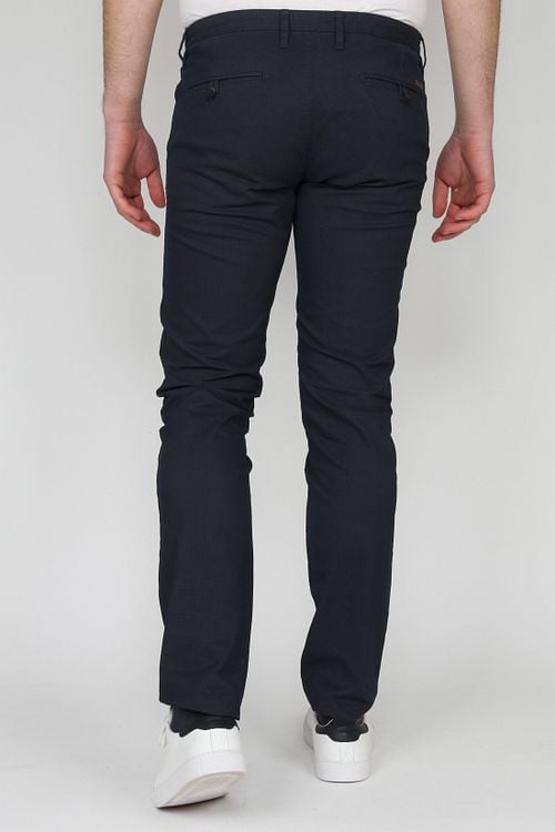 Suitable Chino Sartre Donkerblauw Model / Achterkant