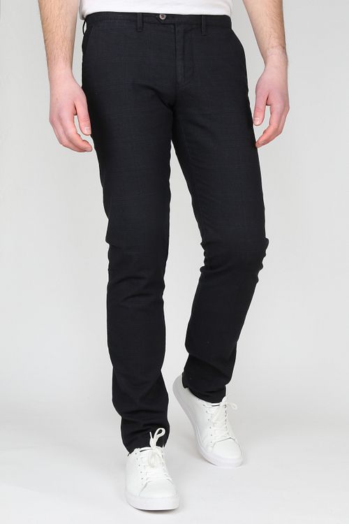 Suitable Chino Sartre Pane Navy Model / Voorkant