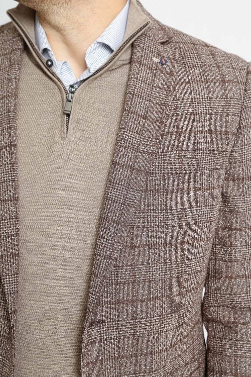 Suitable Colbert Heleen Checks Brown Model / Detail
