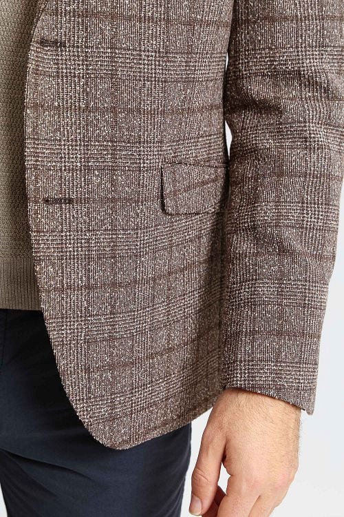 Suitable Colbert Heleen Checks Brown Model / Detail