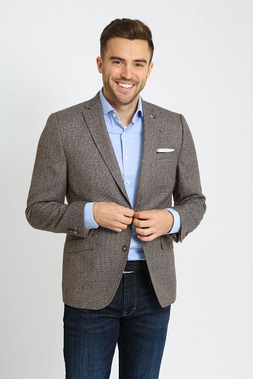 Suitable Cord Blazer Model / Voorkant mit Bram