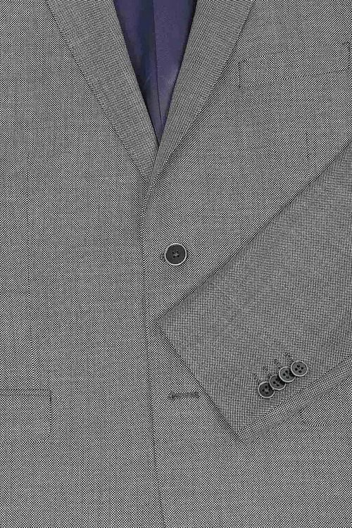 Suitable Costume Lucius Birdseye Mix Laine Gris Product / Detail