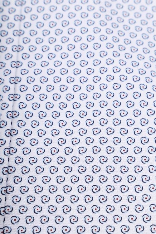Suitable Hemd Construct Druck Blau Product / Detail
