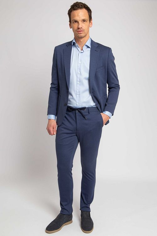 Suitable Jersey Suit Kobaltblau Model / Voorkant