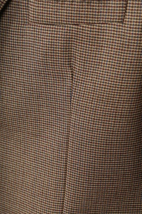 Suitable Pied De Poule Blazer Wool Brown Product / Detail