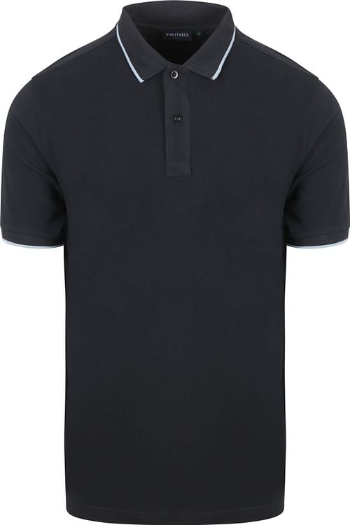 Suitable Respect Polo Shirt Tip Ferry Navy Product