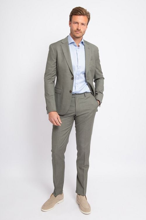 Suitable Strato Toulon Suit Wool Green Model / Voorkant