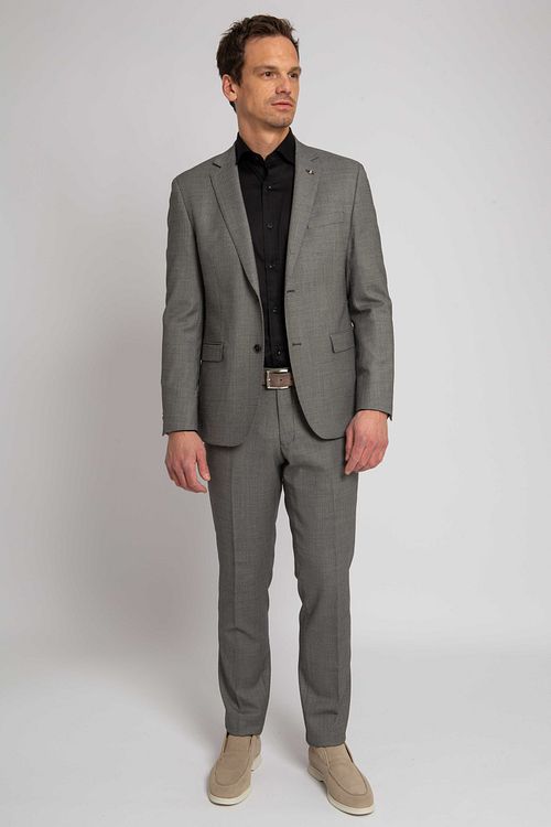 Suitable Suit Lucius Birdseye Wool Grey Model / Voorkant