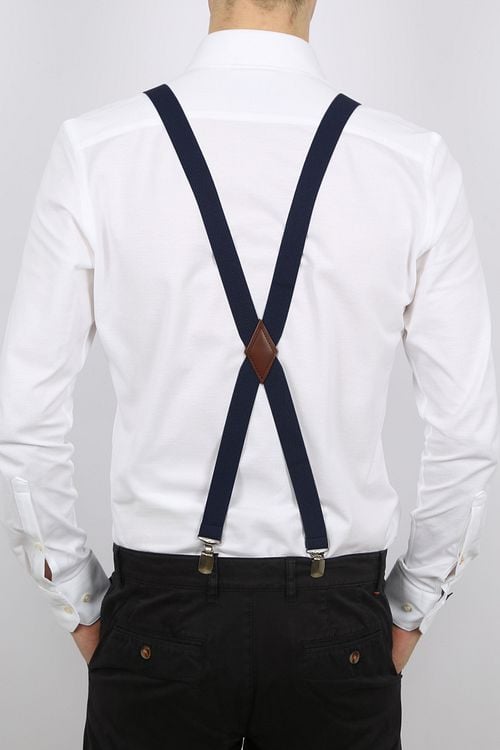 Suitable Suspenders X-Model Navy Model / Achterkant