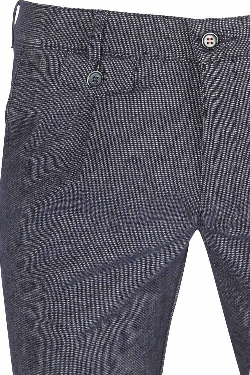 Suitable Chino Pico Pleat Navy Product / Detail