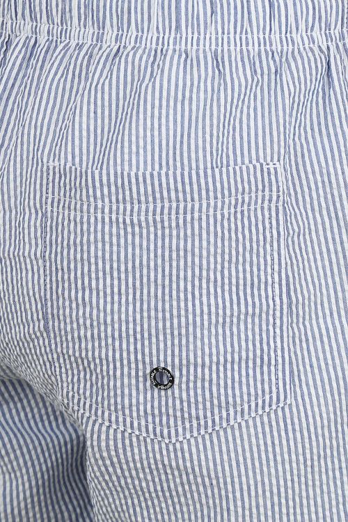 Suitable Zwembroek Stripe Seersucker Blauw Product / Detail