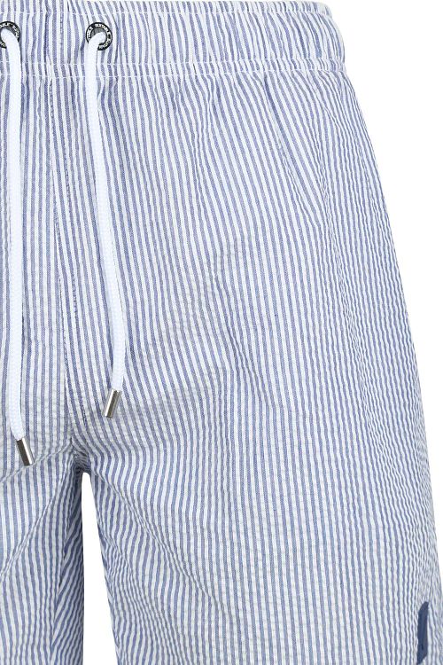 Suitable Zwembroek Stripe Seersucker Blauw Product / Detail