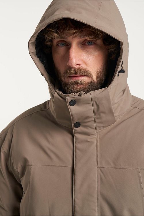 Tenson Chris MPC Jacket Taupe Model / Detail
