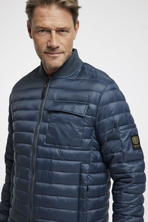Tenson Tananie Jacket Navy Model / Detail