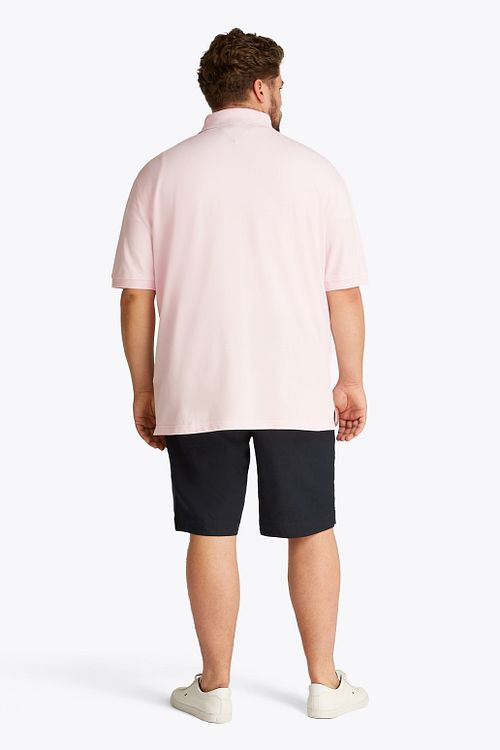 Tommy Hilfiger Big & Tall Poloshirt Rosa Model / Achterkant