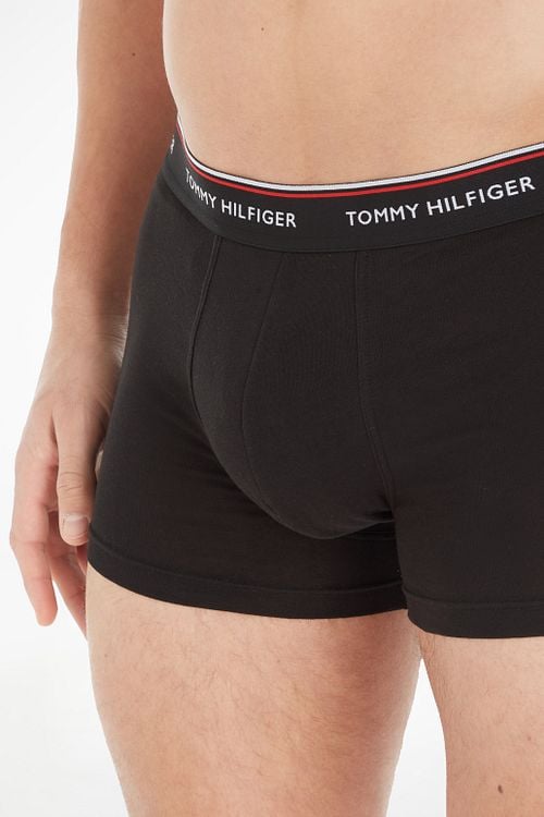 Tommy Hilfiger Boxer 3-Pack Black/White/Grey Model / Detail