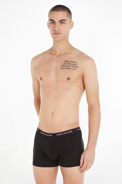 Tommy Hilfiger Boxer 3-Pack Black/White/Grey Model / Voorkant