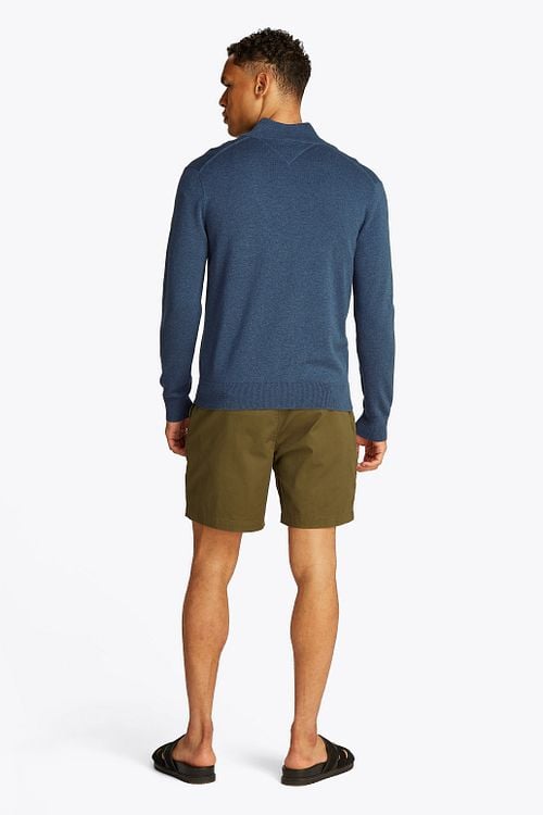 Tommy Hilfiger Cardigan Zip Indigo Model / Achterkant