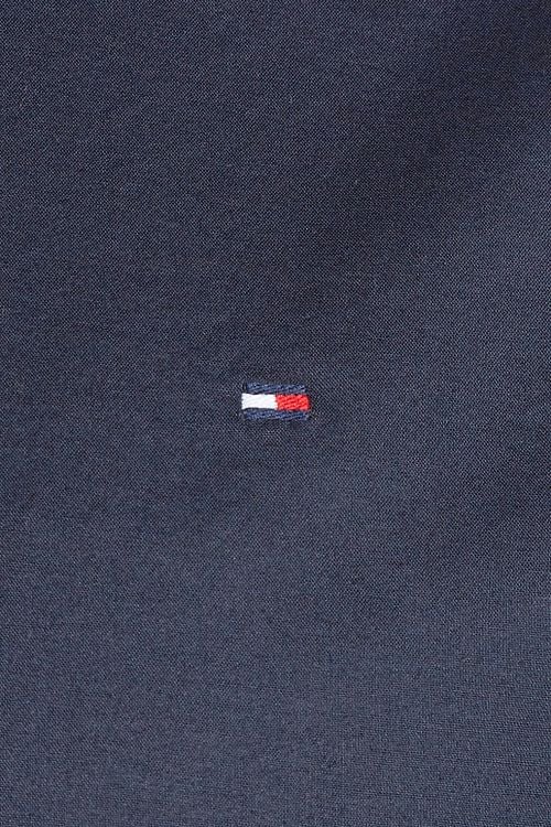 Tommy Hilfiger Big And Tall Overhemd Poplin Navy Model / Detail