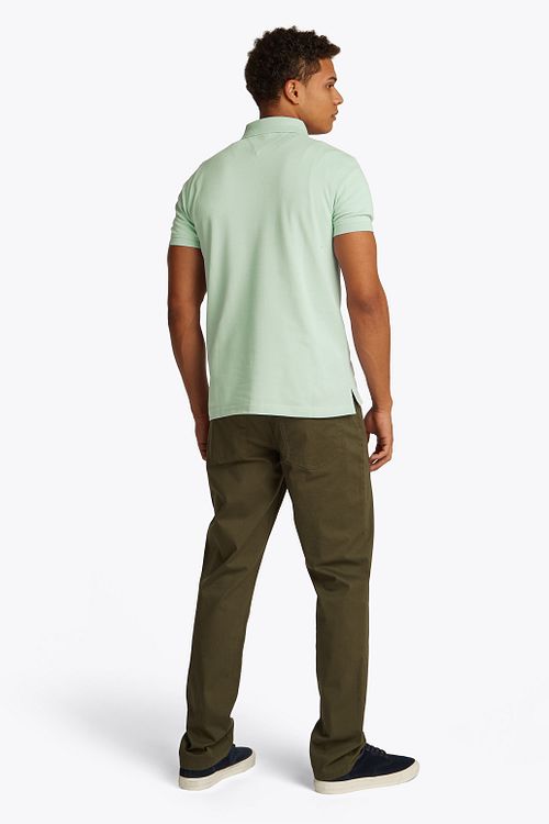 Tommy Hilfiger Polo 1985 Vert Foncé Model / Achterkant