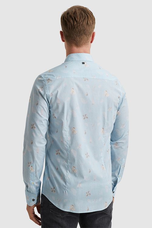 Vanguard Chemise Impression Bleu Clair Model / Achterkant