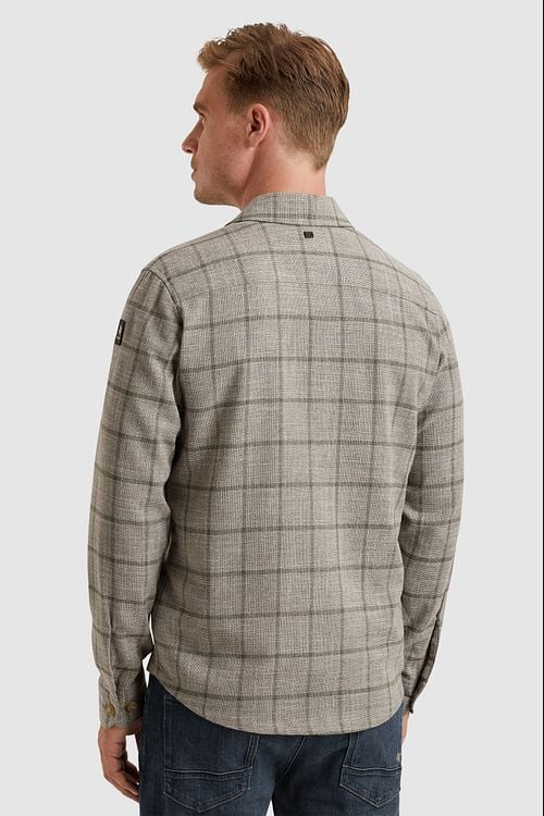 Vanguard Hemdjacke Karos Taupe Model / Achterkant