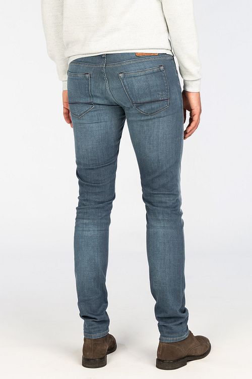 Vanguard Jean V85 Scrambler Coupe Slim Bleu Model / Achterkant