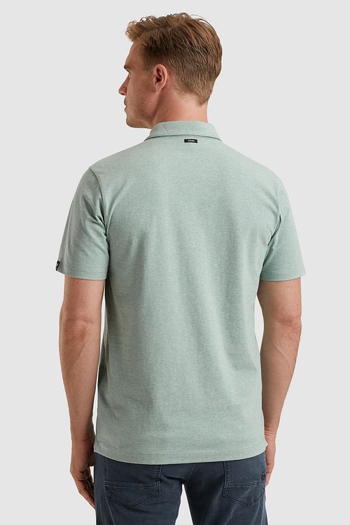 Vanguard Polo Shirt Jersey Green Model / Achterkant