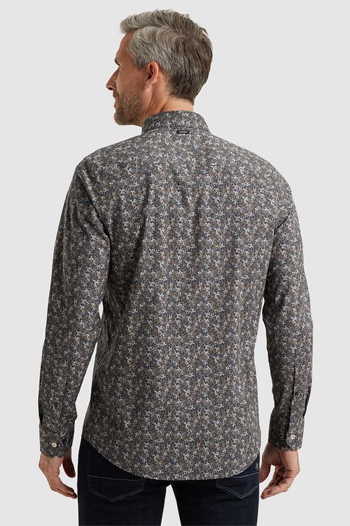 Vanguard Shirt Print Brown Model / Achterkant