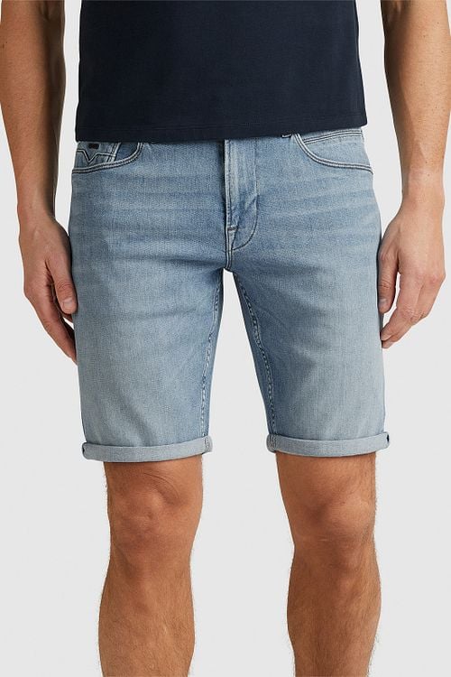 Vanguard V7 Rider Denim Short Lichtblauw Model / Voorkant