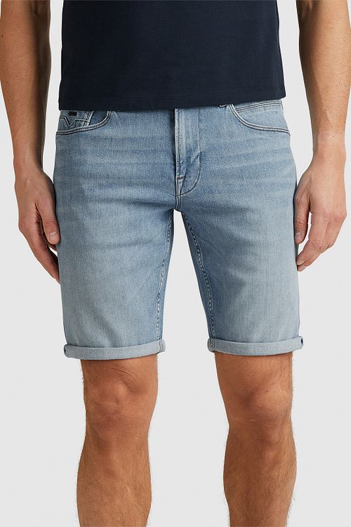 Vanguard V7 Rider Denim Short Light Blue Model / Voorkant