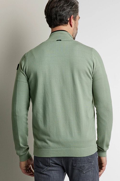 Vanguard Zip Cardigan Green Product / Achterkant