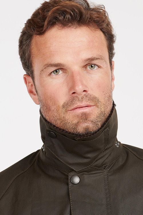 Wachsjacke Barbour Beaufort Klassik Model / Detail