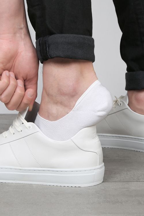 Suitable Füßlinge/ Sneaker Socken 3er-Pack Weiß Model / Voorkant
