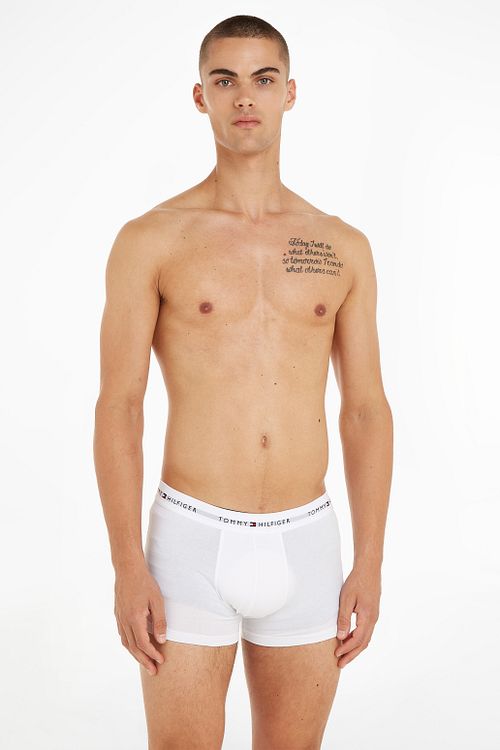 Tommy Hilfiger Boxer Trunk 3-Pack Black/White/Grey Model / Voorkant