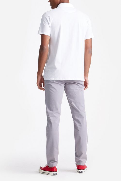 King Essentials The James Polo Shirt White Model / Achterkant