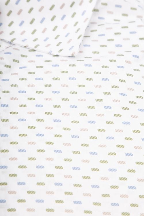 Ledub Hemd Print Wit Multicolour Product / Detail