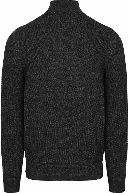 State Of Art Cardigan Structure Melange Navy
