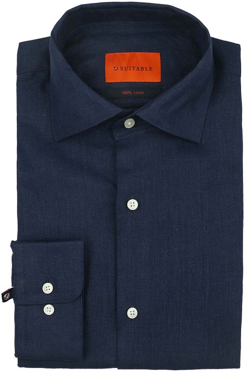 Suitable Shirt Linen Navy Product