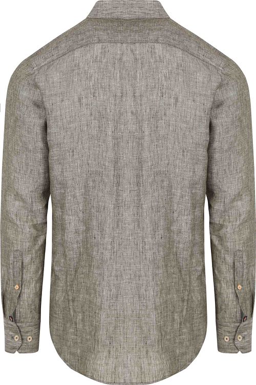 Suitable Shirt Linen Green Product / Achterkant